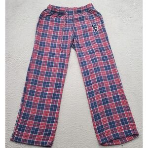 NFL Houston Texans Team Apparel Lounge Sleepwear Pants Mens Small Multi‎ Plaid